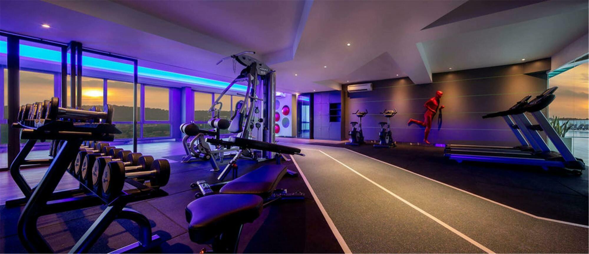 Hotel Dorsett Hartamas Kuala Lumpur Exterior foto The gym at the 108 Pancrasset