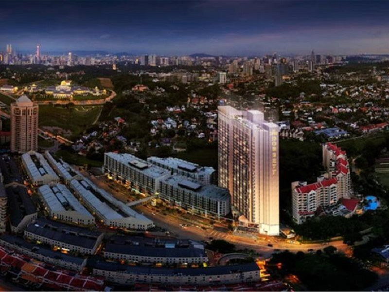 Hotel Dorsett Hartamas Kuala Lumpur Exterior foto Aerial view of the complex